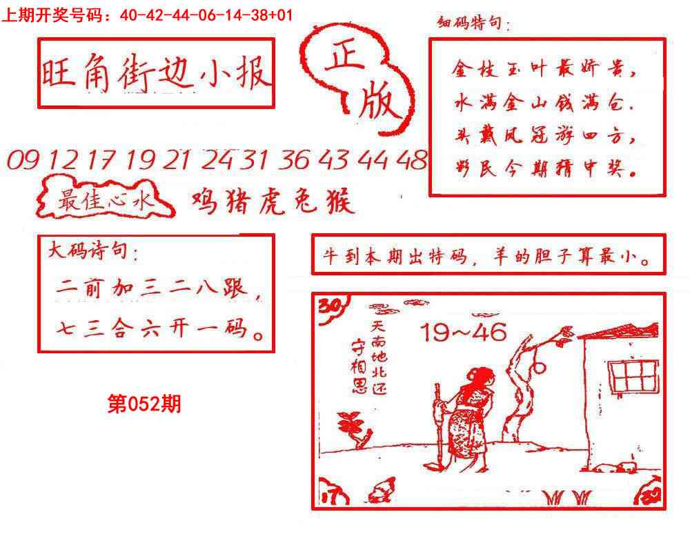 052期旺角街边小报[图]