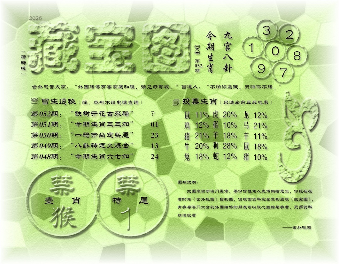 052期老《藏宝图》[图]