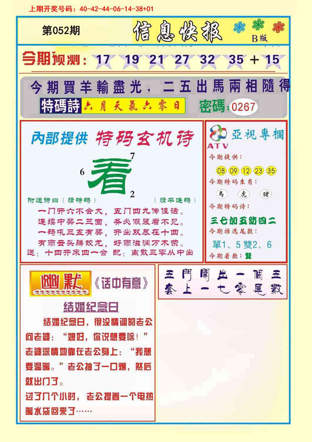 052期信息快报B[图]