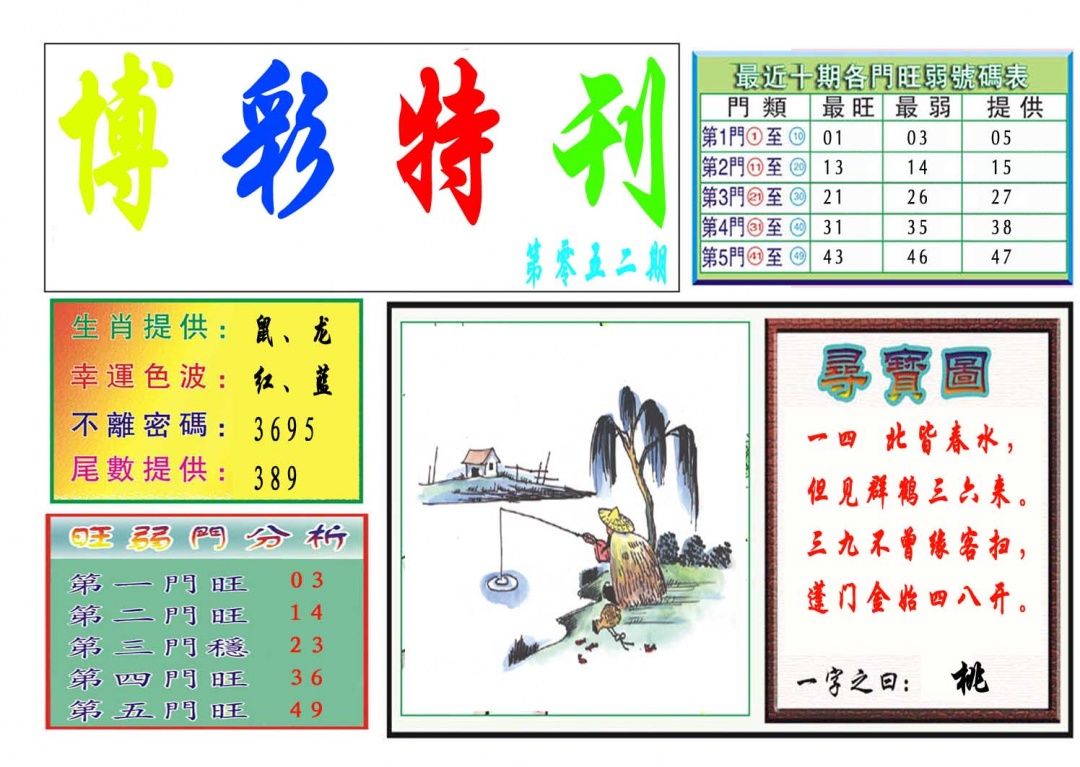 052期博彩特刊[图]