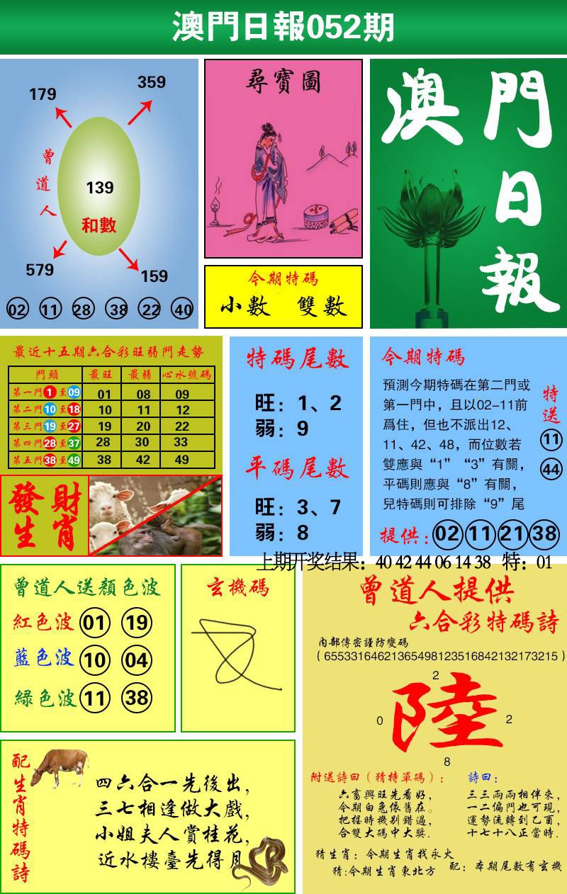 052期澳门日报[图]
