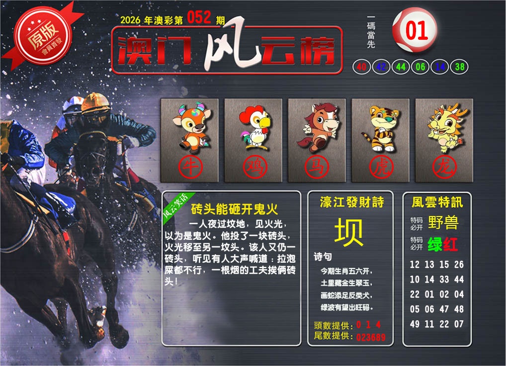 052期澳门风云榜[图]
