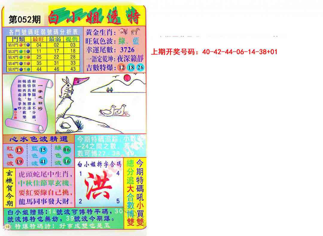 052期白小姐透特[图]