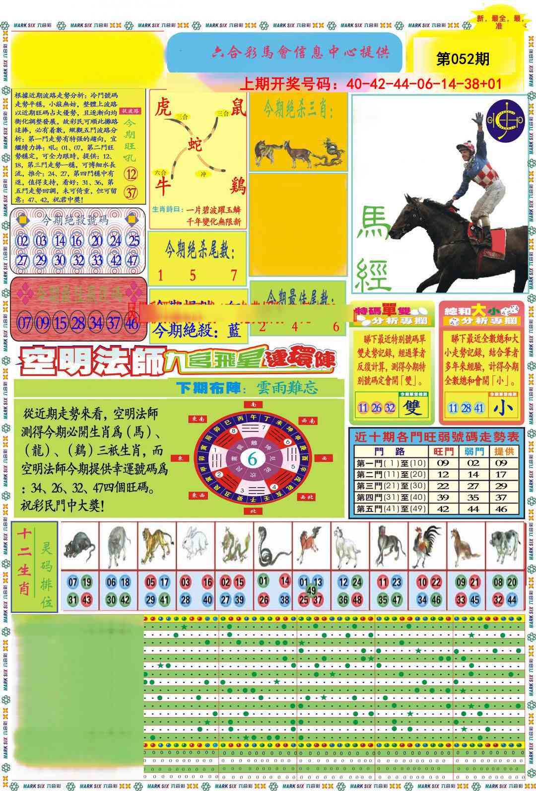 052期九龍马经A(推荐)[图]