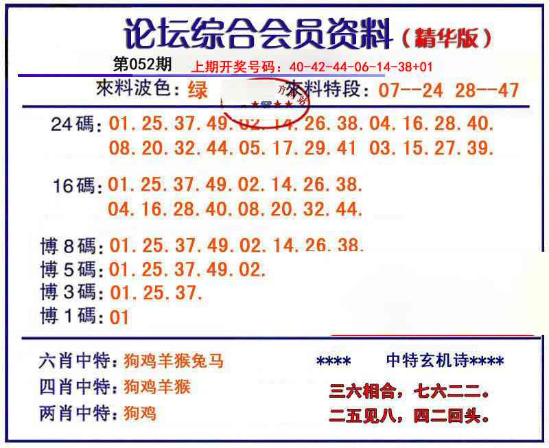 052期综合会员资料[图]