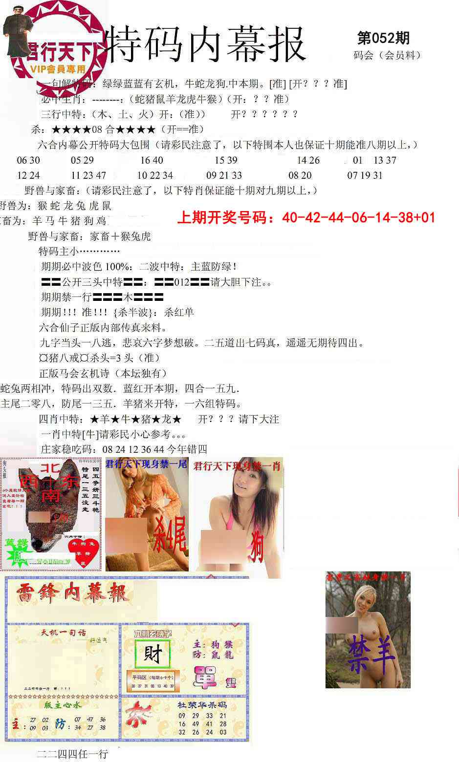 052期特码内幕报[图]