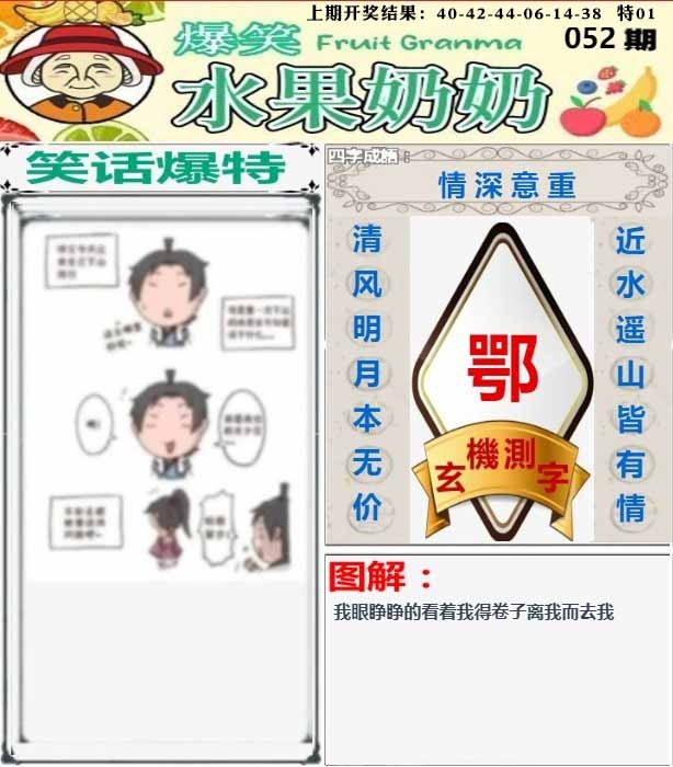 052期爆笑水果奶奶[图]
