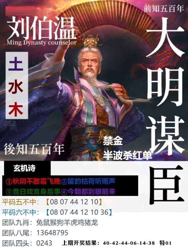 052期大明谋臣[图]